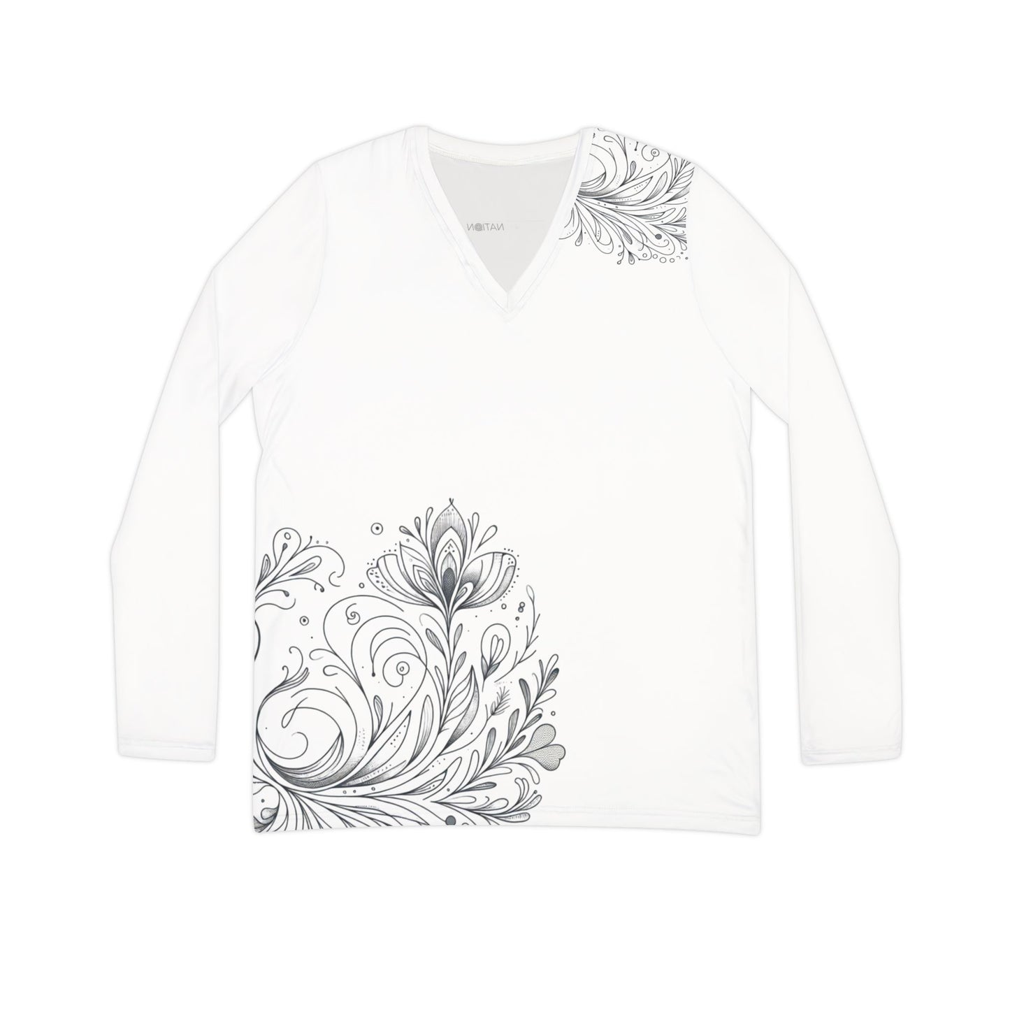Floral Essence V-Neck